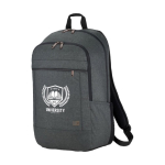 High-quality laptop backpack, 15'' dark grey colour