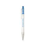 Eco pen made from recycled plastic with black ink, RPET main view