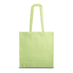 Recycled cotton bag, 140 g/m2, Reciclo Colors light-green colour first view