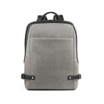 High-quality, elegant laptop backpack, 15.6'' taupe colour first view