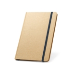 A5 notebook, recycled paper, cardboard cover navy-blue colour