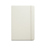 Antibacterial A5 notebook, with eco lined paper light grey colour first view