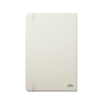 Antibacterial A5 notebook, with eco lined paper light grey colour second view