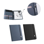 Document folder with elastic closure & compartments various colours