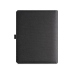 Folder with wireless charger, notepad, A5 black colour second view