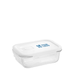 Airtight glass lunch box, 600 ml, Crystal main view