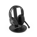 Headphones with microphone for gaming, Microphone Max grey colour third view