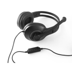 Headphones with microphone for gaming, Microphone Max grey colour fourth view