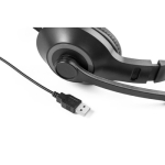 Headphones with microphone for gaming, Microphone Max grey colour sixth view