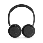 Wireless headphones, 16h runtime, Ekston Beatdrum dark grey colour first view