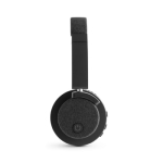 Wireless headphones, 16h runtime, Ekston Beatdrum dark grey colour sixth view