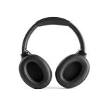 Wireless headphones with battery and memory card black colour fourth view