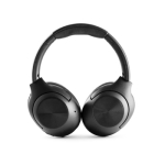 Wireless headphones with battery and memory card black colour seventh view