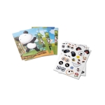 Animal sticker set for kids as a gift white colour