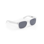 Sunglasses, paper glasses case, UV400 protection white colour