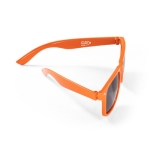 Sunglasses, paper glasses case, UV400 protection orange colour third view