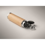 Thermos flask with LED touch thermometer in the lid, 480 ml wood colour fifth photographic view