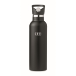 Thermos bottle with carrying bag and replaceable lid, 700 ml black colour main view