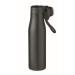 Thermos bottle with magnetic closure for promotions, 600 ml black colour second view