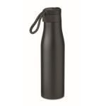 Thermos bottle with magnetic closure for promotions, 600 ml black colour