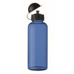 Bicycle bottle made of recycled plastic for athletes, 500 ml royal blue colour