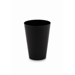 Sustainable, reusable cup made of PP for events, 300 ml black colour