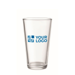 Drinking glass for for the home or office, 300 ml view with print area