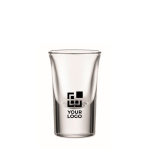 Shot glass for bars, 28 ml view with print area