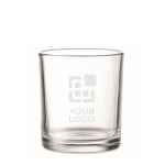 Drinking glass for home or office, 300 ml view with print area