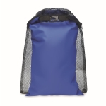 Waterproof beach bag made from recycled material, 6 L royal blue colour second view