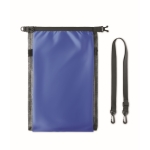 Waterproof beach bag made from recycled material, 6 L royal blue colour fourth view