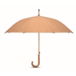 Automatic umbrella with cork coating, Ø 104 beige colour