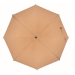 Automatic umbrella with cork coating, Ø 104 beige colour fourth view