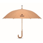 Automatic umbrella with cork coating, Ø 104 beige colour main view