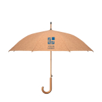 Automatic umbrella with cork coating, Ø 104 view with print area