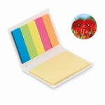 Post-it notepad with poppy seed cover for planting after use white colour