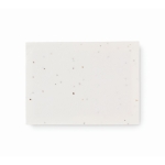 Post-it notepad with poppy seed cover for planting after use white colour fourth view