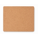 Rectangular mousepad made of cork beige colour third view