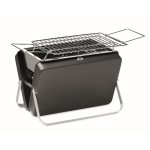 Portable stainless steel grill in a case for summer marketing black colour