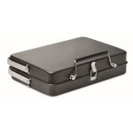 Portable stainless steel grill in a case for summer marketing black colour third view