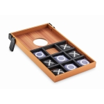 Tic-Tac-Toe throwing game with 8 bags and wooden board wood colour second view