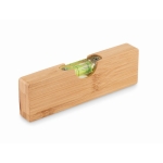 Small spirit level, bamboo with bottle opener wood colour second view