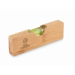 Small spirit level, bamboo with bottle opener wood colour second main view