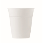 Economical multi-purpose plastic container, 350 ml white colour second view