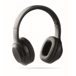 Foldable Bluetooth headphones in a cotton bag black colour