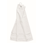 Cotton golf towel, 350 g/m2 white colour