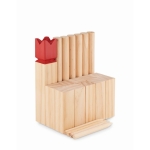 Swedish wooden throwing game for the park and beach wood colour second view