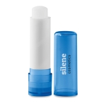 Lip balm in transparent coloured case, SPF 15, Clear transparent blue colour second main view