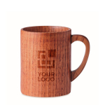 Oak mug in full colour, 280 ml view with print area