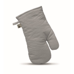 Organic cotton cooking glove for promotional use, 170 g/m2 beige colour